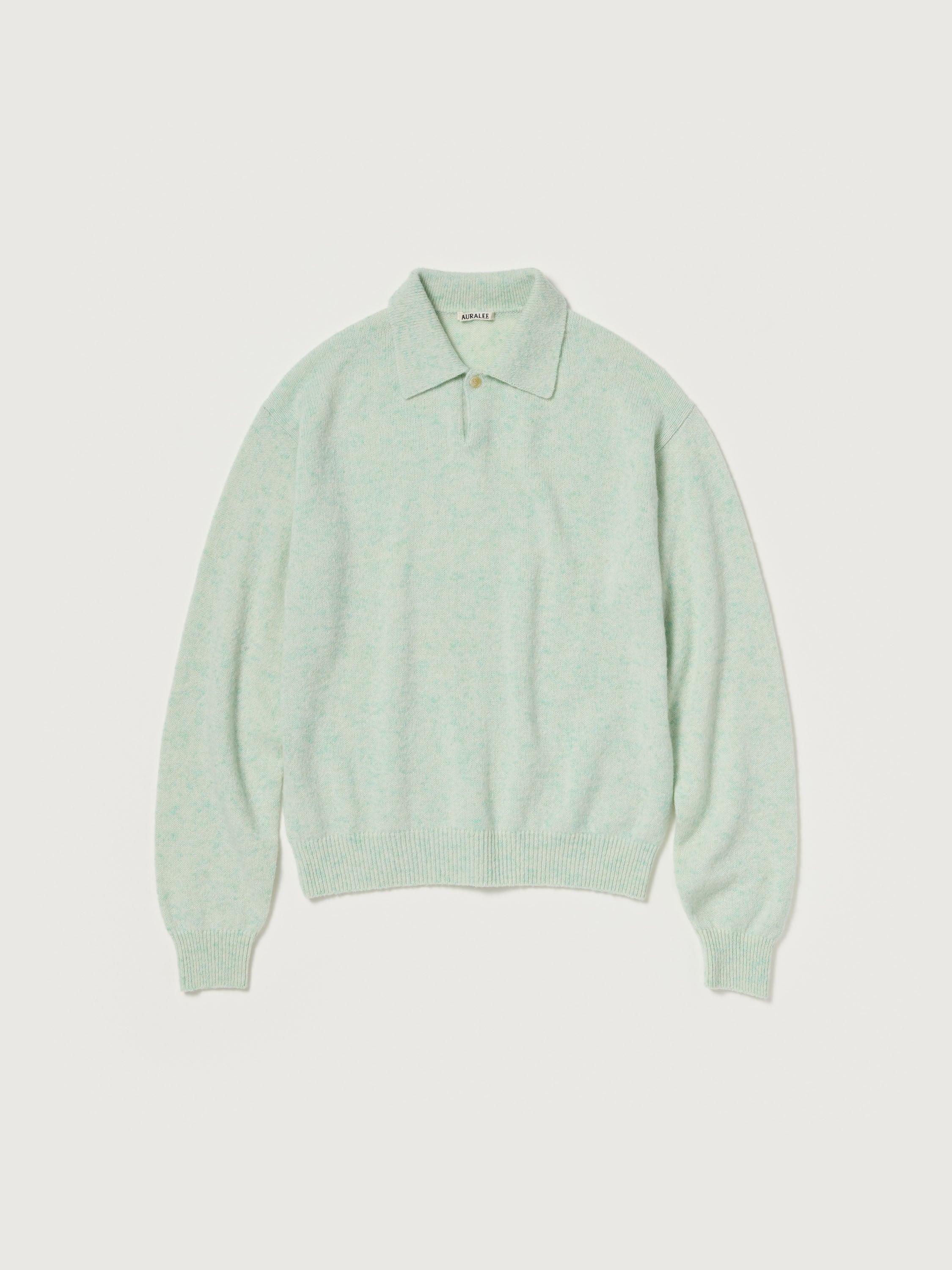 AURALEE 26AW CASHMERE NEP KNIT POLO
